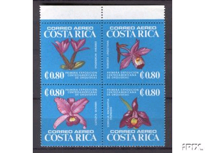 Costa Rican Sobralia stamp, 1975